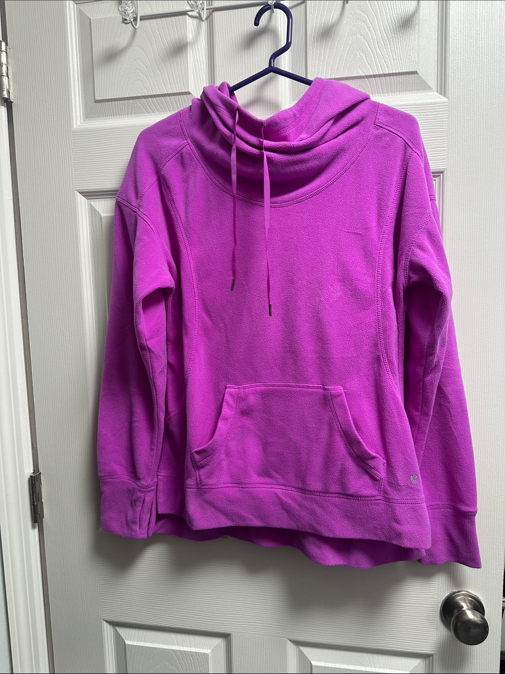 Xersion Women's Funnel Neck Hoodie - Bright Purple